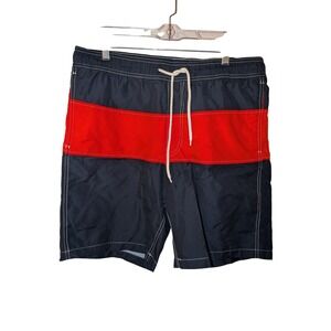 Gap Swim Trunks Size L Navy/Red (T42)